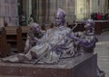 Sculpture of Saint Adalbert located in the Metropolitan Cathdral of Saints Vitus, Wenceslaus and Adalbert, Prague Castle Royalty Free Stock Photo