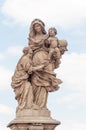 Sculpture Saint Anna with Child in Prague