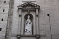 Rome, Italy - September 13, 2017: Sculpture of Saint Gregory Armenian the Illuminator, St.Peter`s basilica in Vatican, Rome.