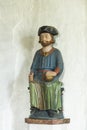 Sculpture of Saint Olaf with tricorn hat Royalty Free Stock Photo