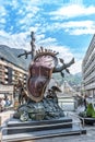 Sculpture by Salvador Dali in Andorra la Vella, Andorra. Royalty Free Stock Photo