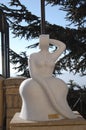 Sculpture in San Marino `Woman with a child.`