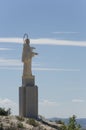 Sculpture of San Pascual in Orito Royalty Free Stock Photo