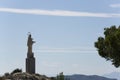 Sculpture of San Pascual in Orito Royalty Free Stock Photo