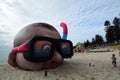 Sculpture by the sea annual exhibition. Cottesloe beach. Perth. Western Australia Royalty Free Stock Photo