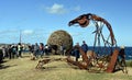 Sculpture by the Sea in Bondi Royalty Free Stock Photo