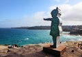 Sculpture by the Sea exhibit at Bondi Australia Royalty Free Stock Photo