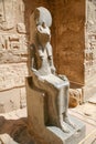 Sculpture of Sekhmet goddess sitting