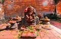 Sculpture of Shiva in Pashupatinath, Nepal