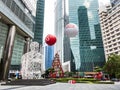 Sculpture Singapore soul from Jaume Plensa in the financial Cent