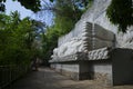 Sculpture Sleeping Buddha pagoda in Long Sean. Vietnam