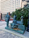 sculpture of Soviet military officers