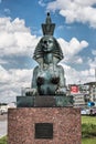 The sculpture of the sphinx which is part of the Monument to victims of political repression. Saint-Petersburg Royalty Free Stock Photo