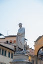 Sculpture in the squire Florence, Tuscany and blue sky in background,