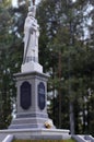 Sculpture of St. Meinard, First Bishop of Livonia (1186 - 1196), Sculptor Victor Sushkevich, Memorial Monument Erected