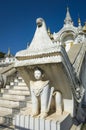 Sculpture of stairway to Atumashi Monastery, formally Maha Atulaveyan Kyaungdawgyi - Buddhist monastery in Mandalay Royalty Free Stock Photo
