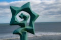 Sculpture of a star on Montrose seafront, Augus, Scotland,Uk. Scotland,UK Royalty Free Stock Photo