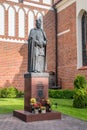 Sculpture of Stefan Wyszynski Polish prelate of the Roman Catholic Church
