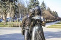 Sculpture of students in Krasnodar