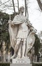 Sculpture of Suintila King at Plaza de Oriente, Madrid, Spain
