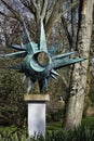 Sculpture of Sun, in Zuiderpark, The Hague.