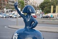 Sculpture of a surreal menina