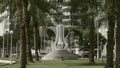 Sculpture of a tea pot in the QATAR CORNICHE WEST BAY Royalty Free Stock Photo