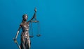 Sculpture of Themis goddess, the symbol of law, justice and balance