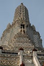 Sculpture of a three-headed elephant as a fragment of decoration of the Buddhist temple Wat Arun