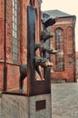 Sculpture of the Town Musicians of Bremen Royalty Free Stock Photo