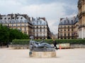 Sculpture in Tuileries garden Royalty Free Stock Photo