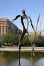 Sculpture in Turia Gardens. Valencia. Spain