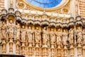 Sculpture of twelve saints on The Cathedral of Girona Royalty Free Stock Photo