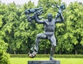 Sculpture in Vigeland park Oslo. Norway. Royalty Free Stock Photo