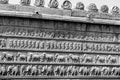 Sculpture Wall of all four Armed forces of Ancient India