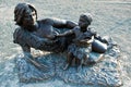 Sculpture of a woman with a child Royalty Free Stock Photo