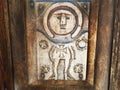 Sculpture in wood on the Maramures gate