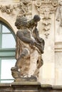 Sculpture in Zwinger palace Royalty Free Stock Photo