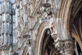 Sculptured facade of Town Hall, Brussels