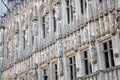 Sculptured facade of Town Hall, Brussels