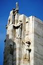 Sculptured figures on the Canadian National Vimy Memorial
