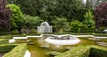 Sculptured Fountain in Public Garden