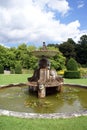 Sculptured fountain. sculptural fountain