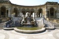 Sculptured fountain at Hever Castle in Kent, England