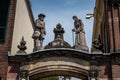 Sculptures above a gate in the hanseatic city of Zutphen