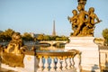 Alexandre bridge sculptures in Paris