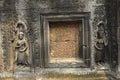Sculptures at Angkor Wat Royalty Free Stock Photo
