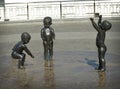 Sculptures of babies. Kiev.