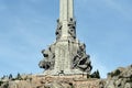 The sculptures at the base of the Cross in the `Valley of the Fallen` Royalty Free Stock Photo