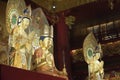 Sculptures in a Buddhist temple in Singapore, Buddha Tooth Relic Temple